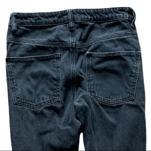 ASOS Black cropped Denim jeans. Size 29x30 - Picture 4 of 6